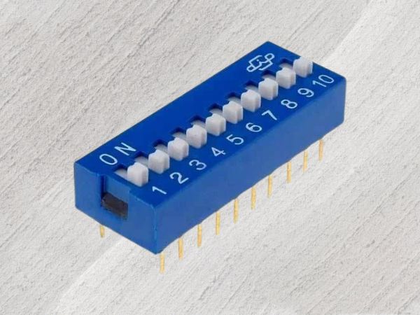 10 Position DIP Switch