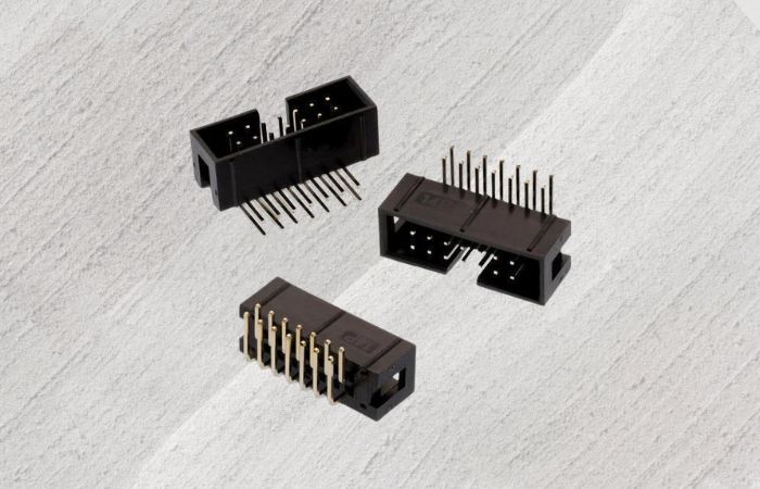 Male Right Angled Header Connector